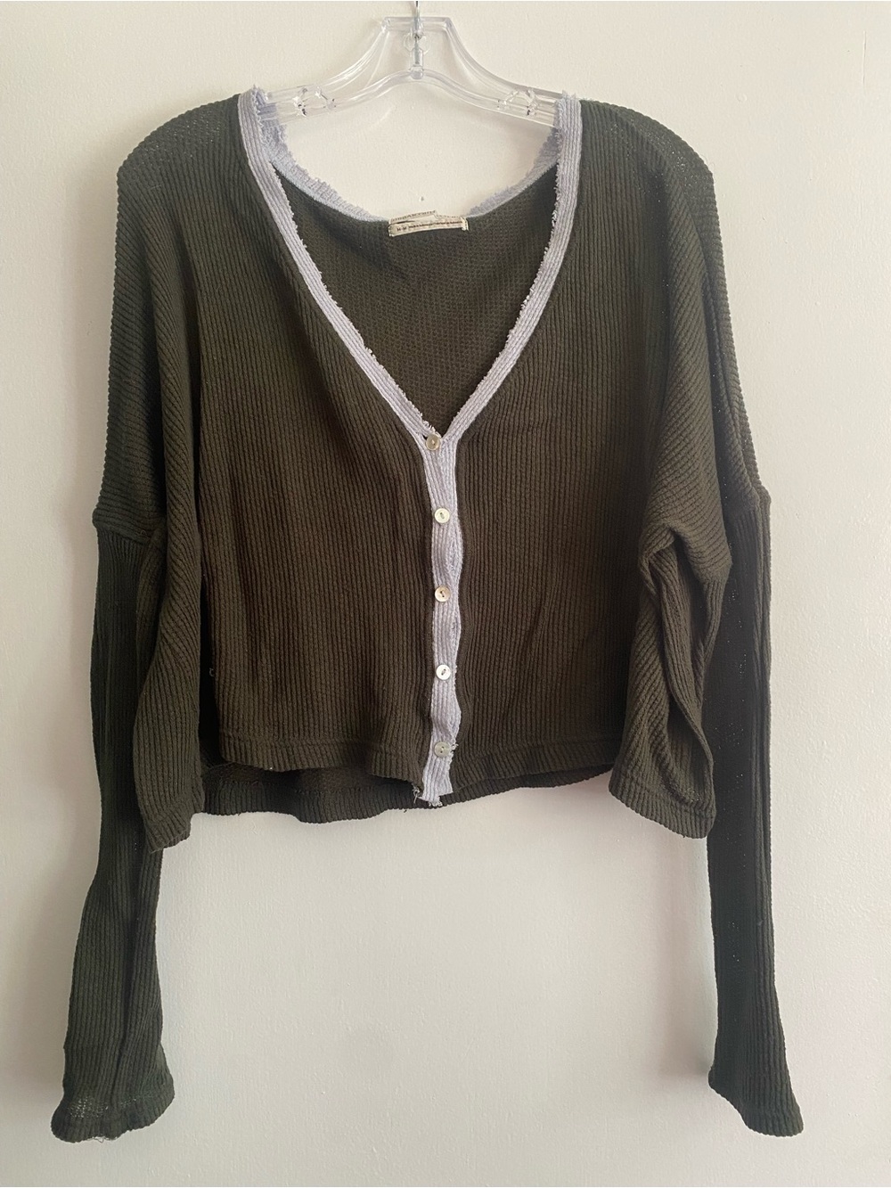 Urban Outfitters Knit Distressed Cropped Cardigan- Size M